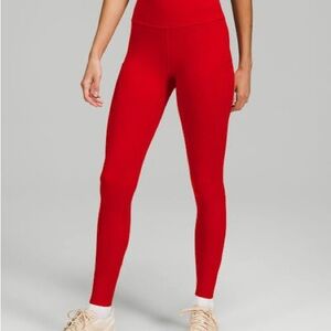 Lululemon Athletica Bold Red Leggings